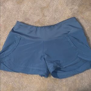 BABY BLUE ATHLETIC SHORTS